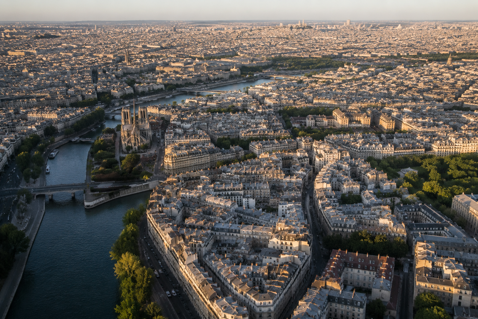 Toits de Paris, zone d'intervention de Rivae